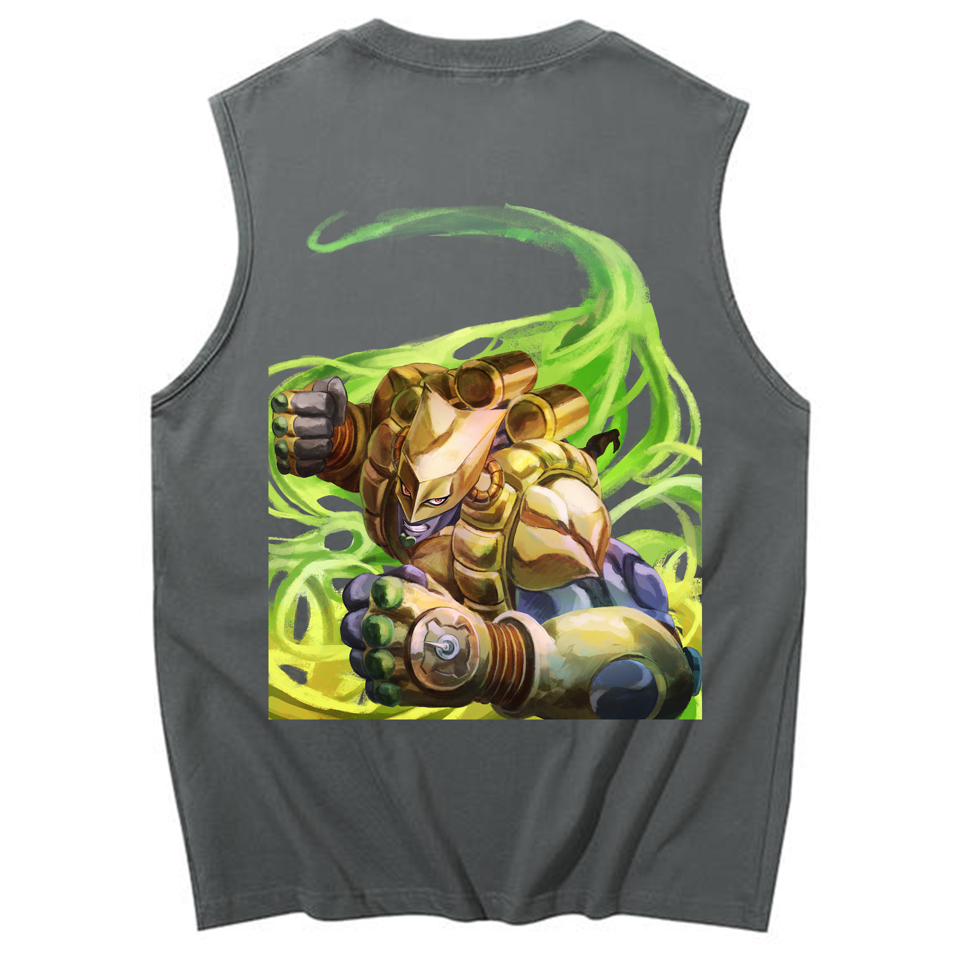 （画像用） ジョジョの奇妙な冒険 ディオ?ブランドー JoJo's Bizarre Adventure Dio Brando コットン100％タンクトップ（背面プリント）